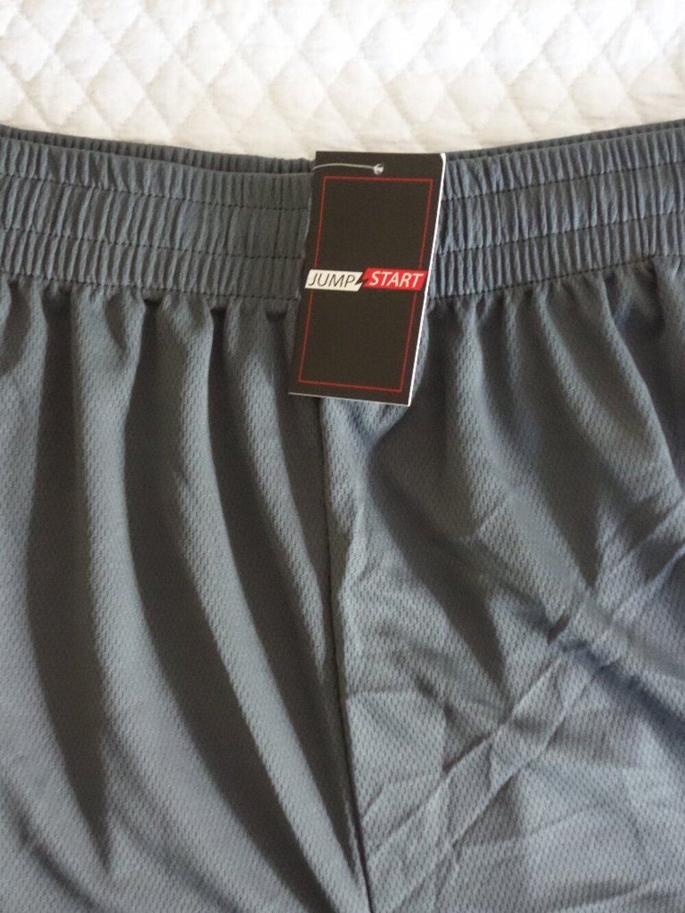 NWT $49.50 JUMP START Charcoal Athletic Shorts – Men’s 4XL